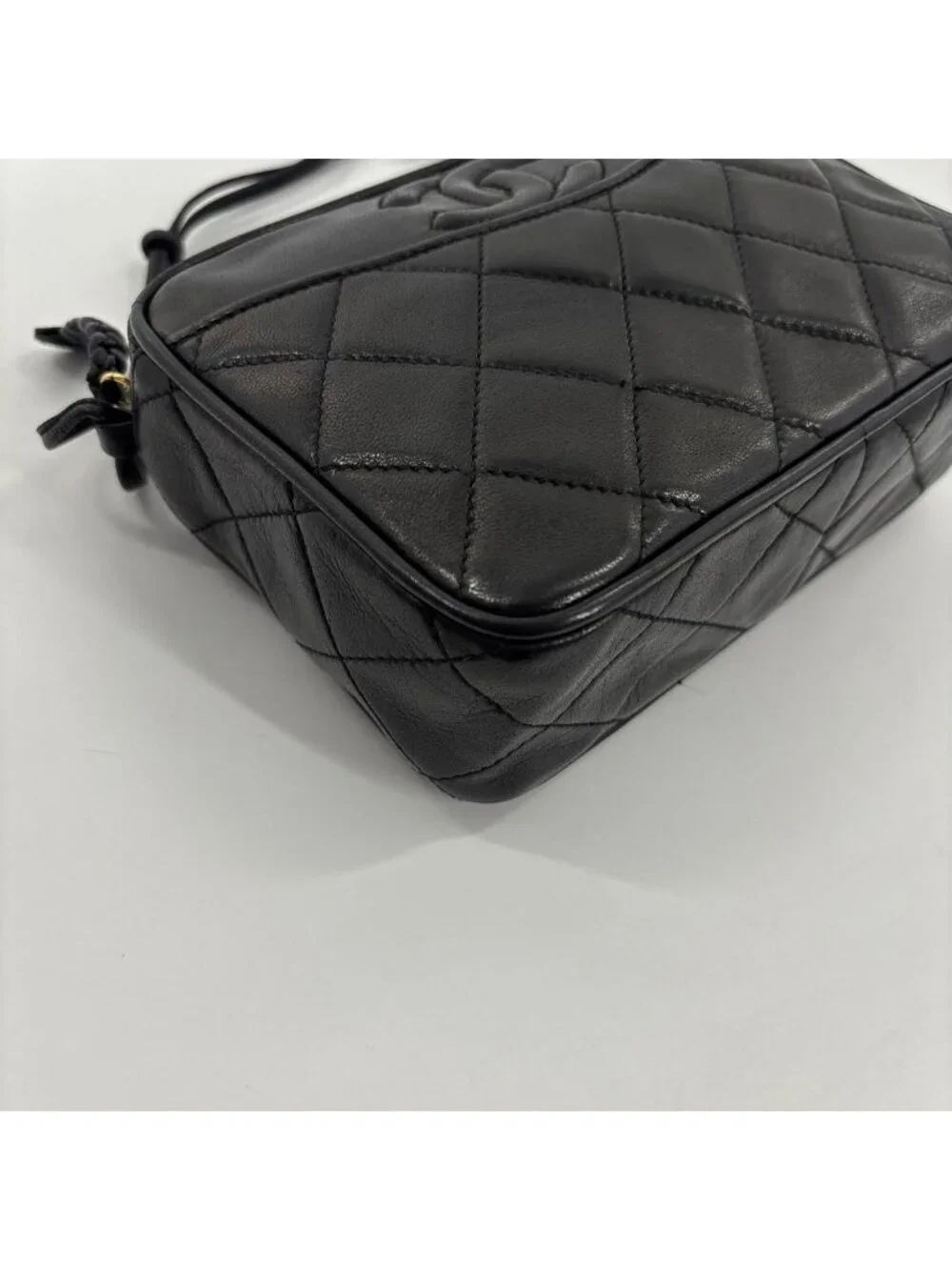 Chanel Lambskin Quilted Shoulder